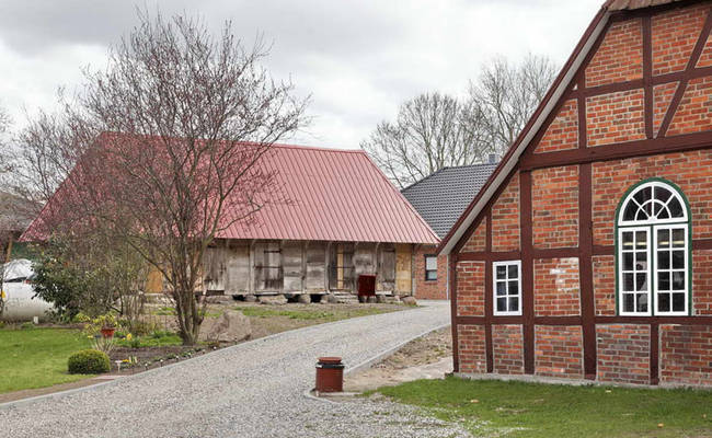 Der Bohlenspeicher von Stakendorf. Foto: LDSH/Schneider