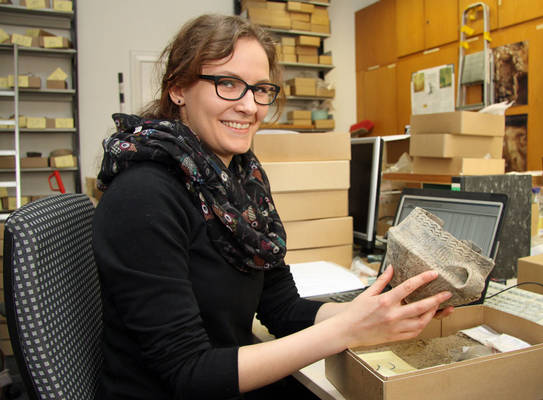 Nadine Schwarck studiert Archäologie an der Christian-Albrechts-Universität in Kiel. Foto: Henze